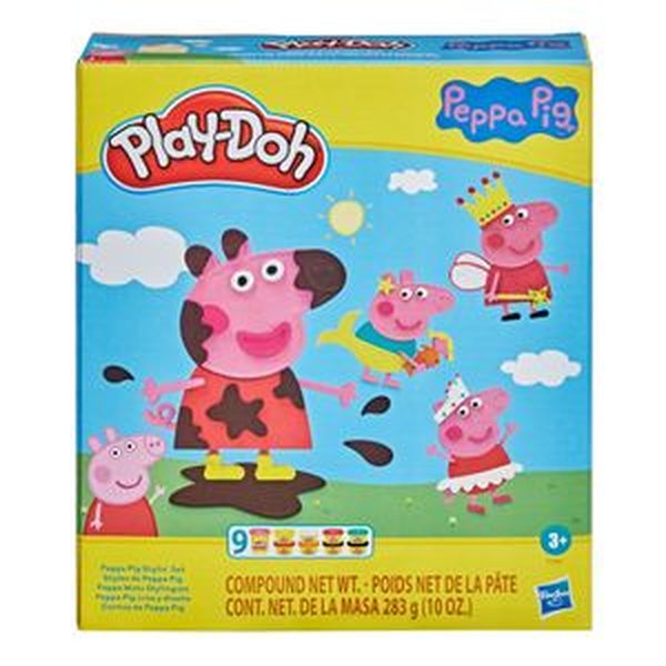 conjunto massa de modelar play doh contos da peppa pig hasbro 1