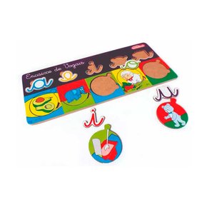 brinquedo encaixe das vogais carimbras