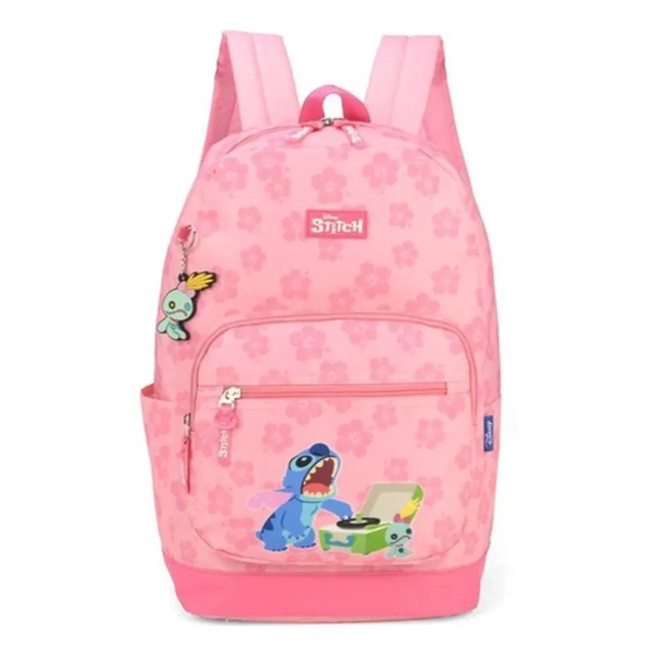mochila stitch rosa