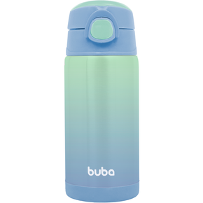copo termico parede dupla com canudo azul 400ml 15933 buba 1