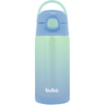 copo termico parede dupla com canudo azul 400ml 15933 buba 2