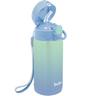 copo termico parede dupla com canudo azul 400ml 15933 buba 4