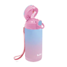 copo termico parede dupla com canudo rosa 400ml 15933 buba1