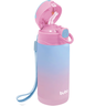 copo termico parede dupla com canudo rosa 400ml 15933 buba 5