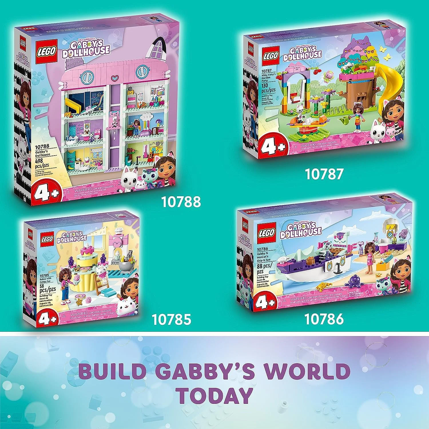 Lego Navio e Spa da Gabby e Sereiata 10786 - Lego