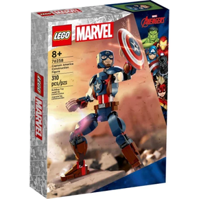 lego set super heroes 76258 figura de construcao de captain america 310 pecas lego