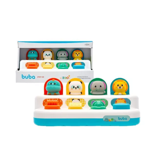 brinquedo pop up zoo buba 3