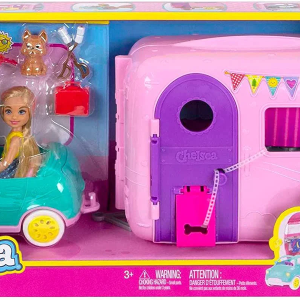 barbie trailer de chelsea mattel fxg90 multicor barao e fun 0