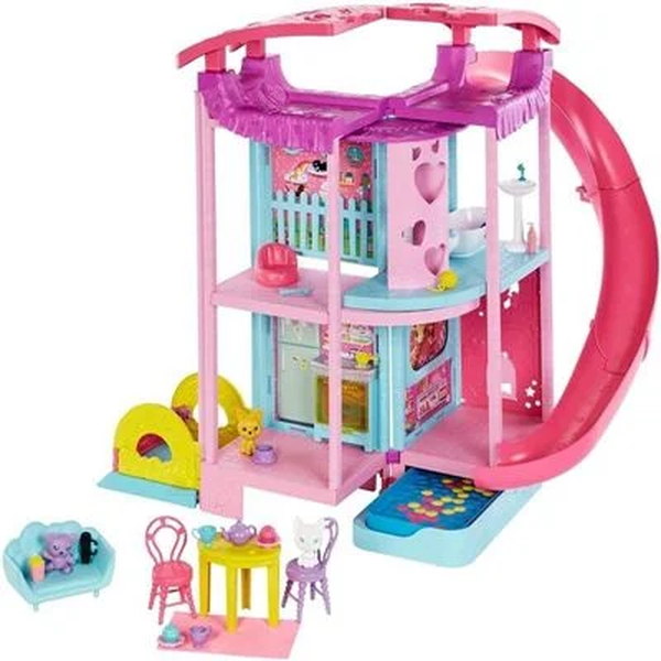 barbie chelsea playset casa de bonecas hck77 barao e fun 2