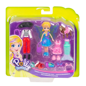 boneca polly pocket kit cachorro fantasias gdm15 barao e fun 0