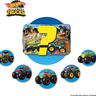 hot wheels monster trucks pacote de 2 barao e fun 1