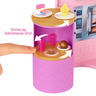 restaurante da barbie playset com boneca mattel hbb91 barao e fun 2