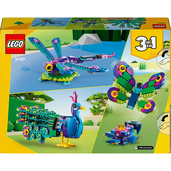 lego creator 3 em 1 pavao exotico 31157 1