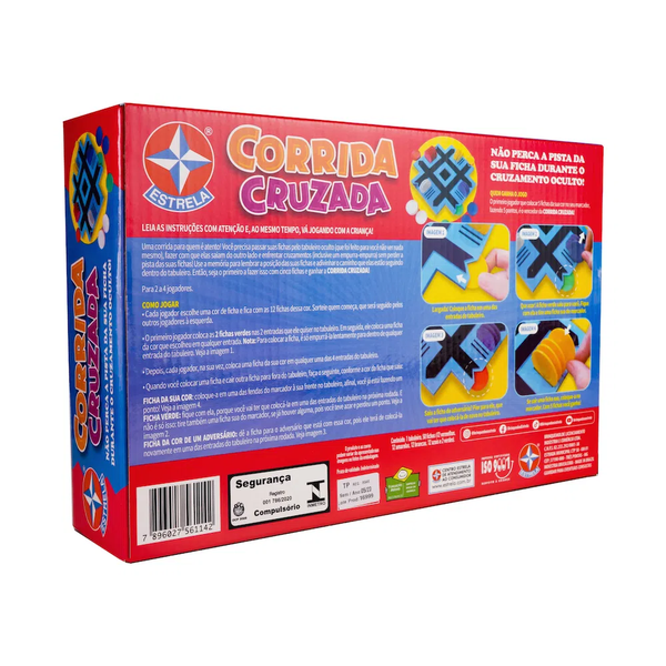 jogo corrida cruzada brinquedos estrela 1