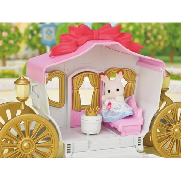 sylvanian families conjunto carruagem real 2