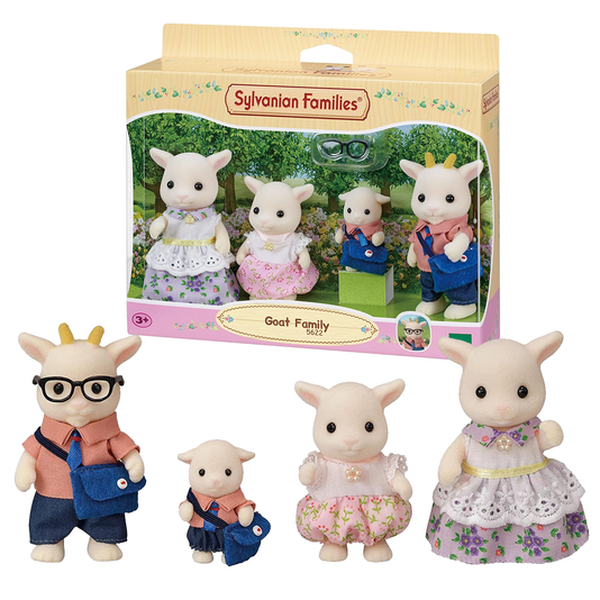 sylvanian families epoch familia das cabras 2