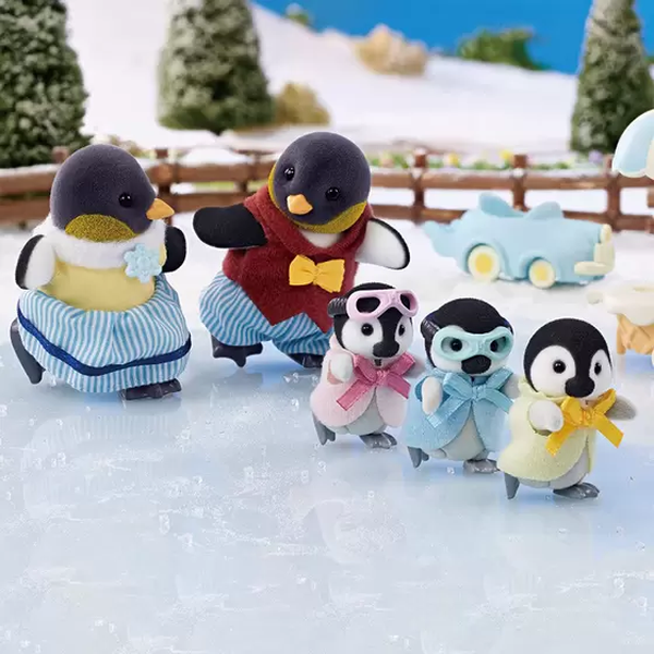 sylvanian families familia dos pinguins epoch 2