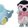 sylvanian families bebe pinguim com carrinho 1