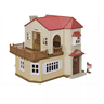 sylvanian casa telhado vermelho sotao secreto 2