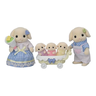 sylvanian families familia dos coelhos floral 1