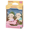 sylvanian families gemeos coelhos floral 0