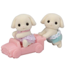 sylvanian families gemeos coelhos floral 1