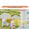 sylvanian families amigos jardim da infancia caminhando juntos 1
