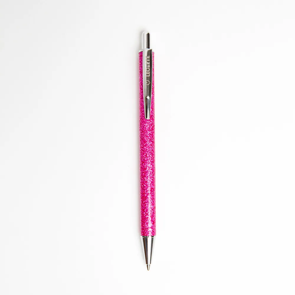 caneta premium pink vibes tinta azul estojo com 1und leoarte 0