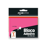 bloco adesivo rosa 76mmx102mm 100f 0
