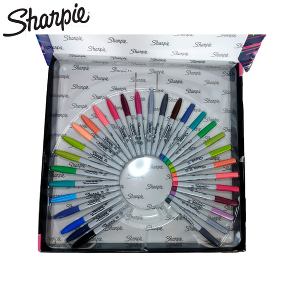 marcador permanente sharpie fina ultra fina cosmic color kit com 30 1