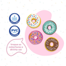 borracha donuts holic kit com 4 unidades 3