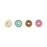 borracha donuts holic kit com 4 unidades 4