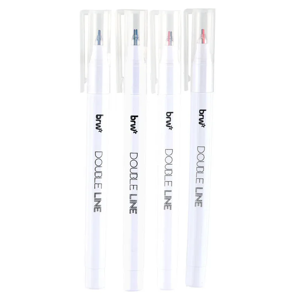 caneta marcador duas linhas double line 0 5mm soul 0