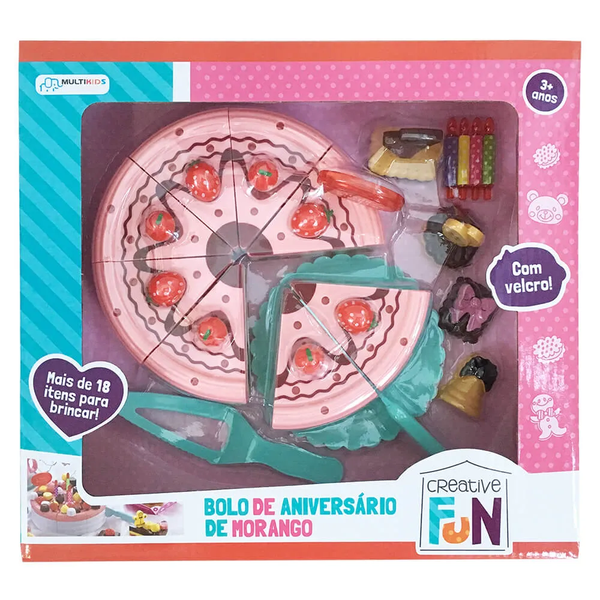 creative fun bolo de morango multikids 1
