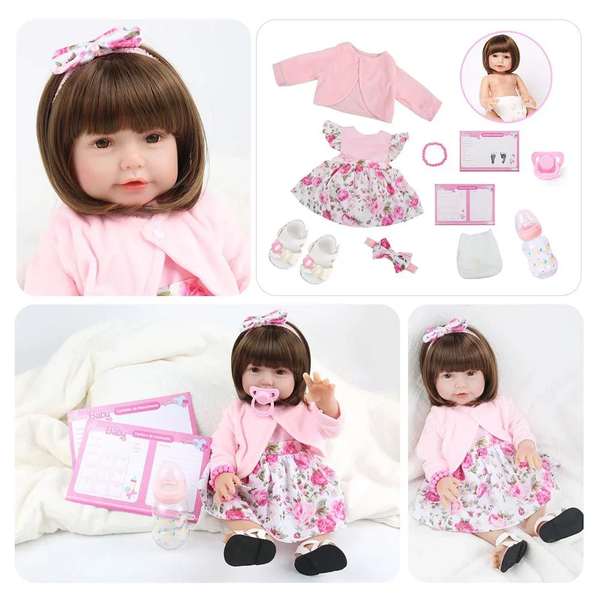 bebe reborn menina laura baby becky 0