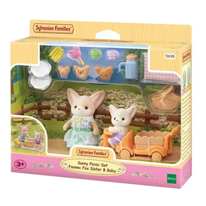 sylvanian families piquenique ensolarado irma e bebe raposa 2