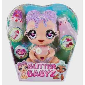 boneca glitter babyz lila wildboom doll 0
