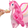 barbie um toque de magia cavalo pegasus com luz e som 3