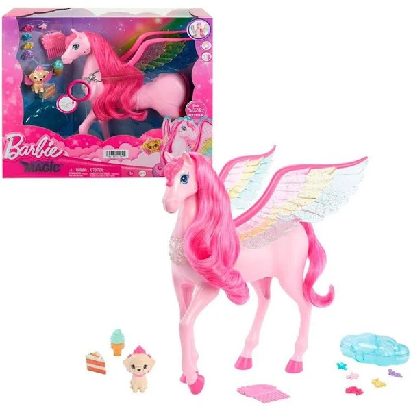 Barbie Um Toque De Magia Cavalo Pegasus Com Luz e Som