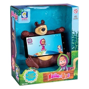 boneco urso em vinil masha e o urso cotiplas 0