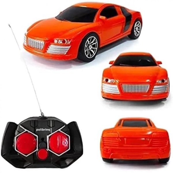carrinho rc ultra car laranja controle remoto 6 funcoes 0