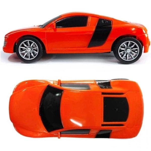 carrinho rc ultra car laranja controle remoto 6 funcoes 1