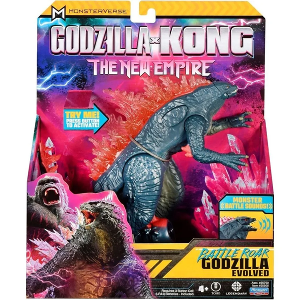 godzilla monsterverse figura de batalha com som 18cm 2