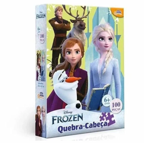 quebra cabeca 100 pecas frozen toyster 0