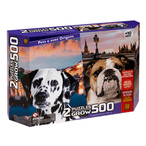 quebra cabeca 500 pecas duplo pets e suas origens 0