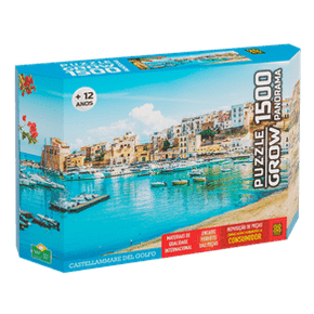 quebra cabeca 1500 pecas panorama castellammare del golfo 0