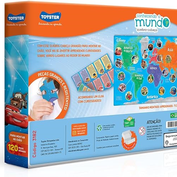 quebra cabeca grande 120 pecas mundo disney 1