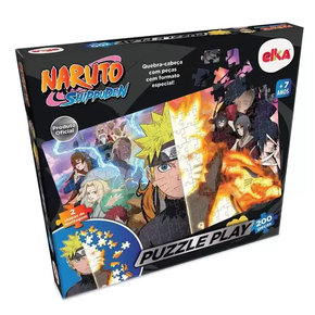 puzzle play 200 pcs quebra cabeca naruto shippuden 0