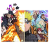 puzzle play 200 pcs quebra cabeca naruto shippuden 2