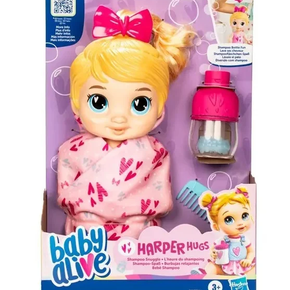 baby alive bebe shampoo loira 0